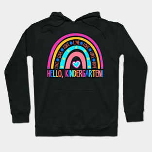 Hello Kindergarten Rainbow Back To School Hoodie